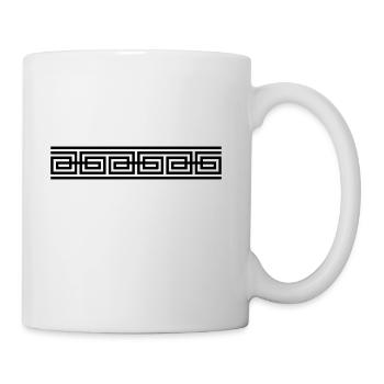 Ornament design cool - Coffee/Tea Mug - white - Right