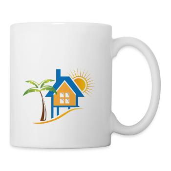 beach house - Coffee/Tea Mug - white - Right