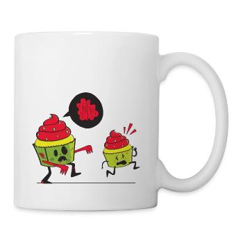 Halloween Zombie Cupcake Monster Foodie - Coffee/Tea Mug - white - Right