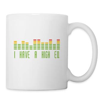 I Have A High Eq - Coffee/Tea Mug - white - Right
