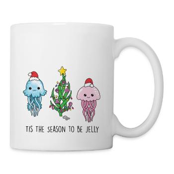 Tis The Season To Be Jelly - Coffee/Tea Mug - white - Right