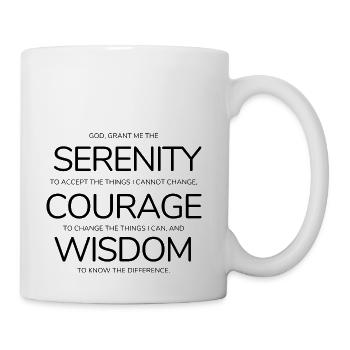 Serenity Prayer - Coffee/Tea Mug - white - Right