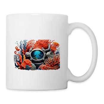 Depth of ocean - Coffee/Tea Mug - white - Right