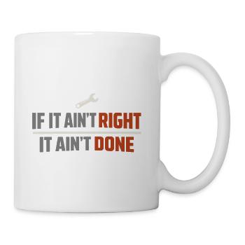 Blue Collar Lifestyle Blue Collar Pride Working - Coffee/Tea Mug - white - Right