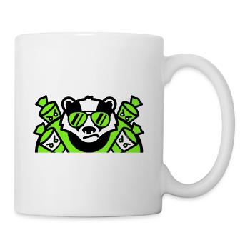 Badger Candy Cones Crest - Coffee/Tea Mug - white - Right