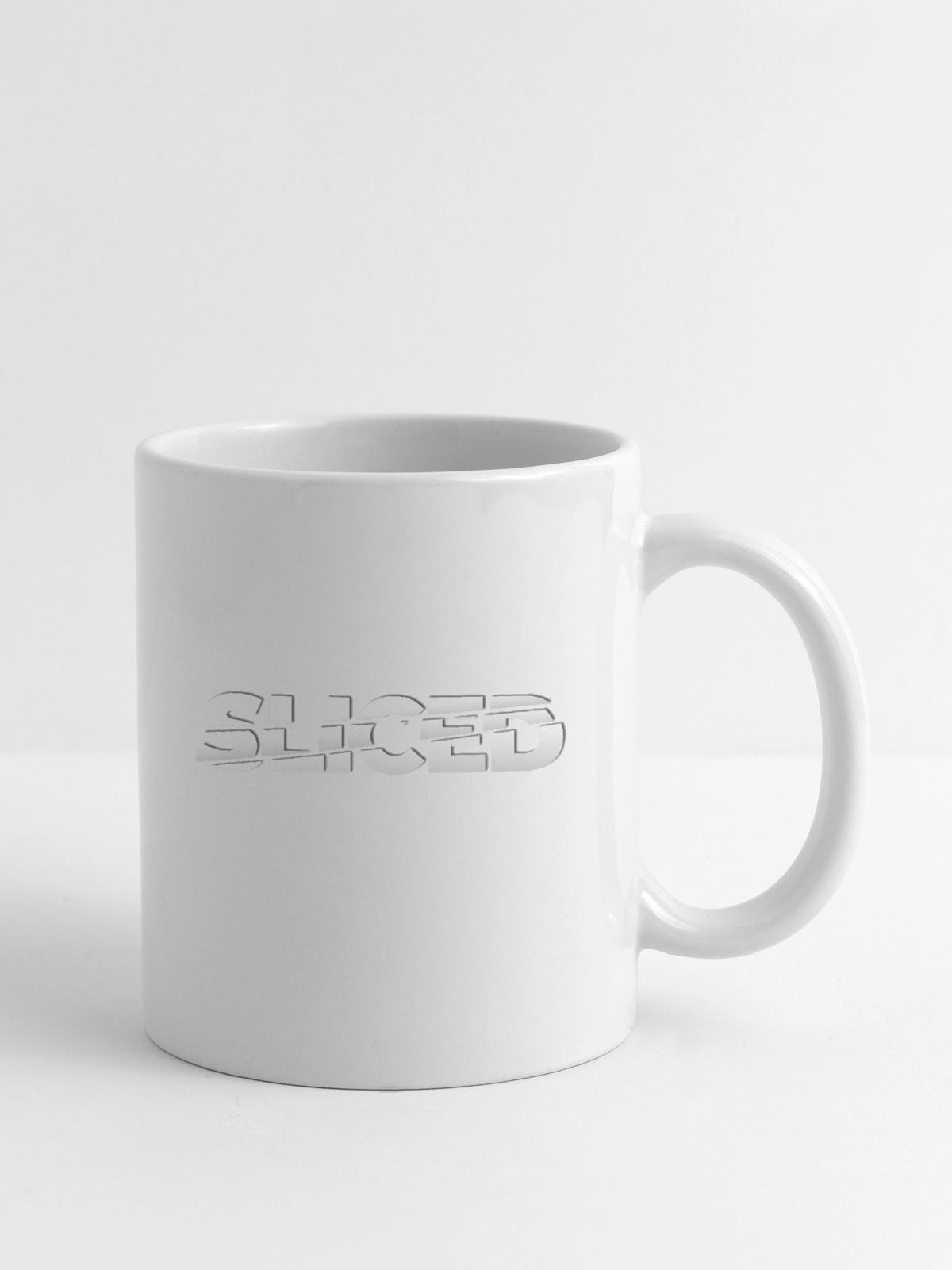 Sliced - Coffee/Tea Mug - white - Right