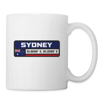 Sydney Coordinates - Coffee/Tea Mug - white - Right