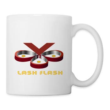 lash flash - Coffee/Tea Mug - white - Right