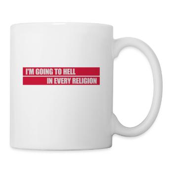 im going to hell - Coffee/Tea Mug - white - Right