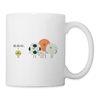 Hide And Seek Ball - Coffee/Tea Mug - white - Right