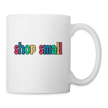 Shop Small - Coffee/Tea Mug - white - Right