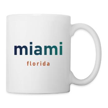 Miami Floria USA - Coffee/Tea Mug - white - Right