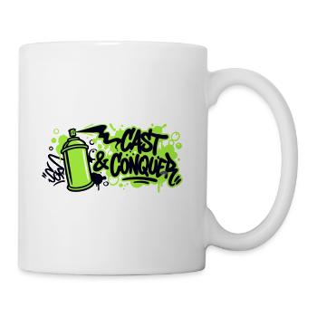 Spray Can Fishing Icon - Coffee/Tea Mug - white - Right