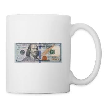 100 Dollars - Coffee/Tea Mug - white - Right