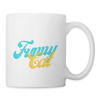 Funny cat - Coffee/Tea Mug - white - Right