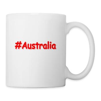 "#Australia" Cute Design. Buy Now - Coffee/Tea Mug - white - Right