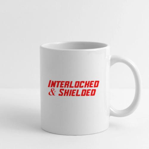 INTERLOCKED & SHIELDED - RED DESIGN - Coffee/Tea Mug