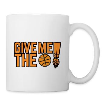 Give Me The Ball - Coffee/Tea Mug - white - Right
