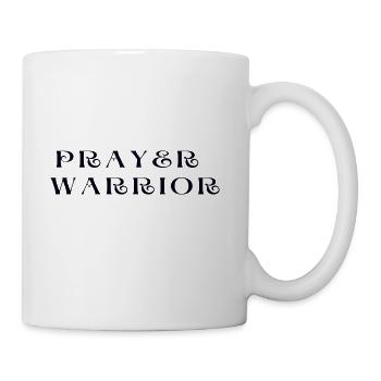 Prayer warrior - Coffee/Tea Mug - white - Right