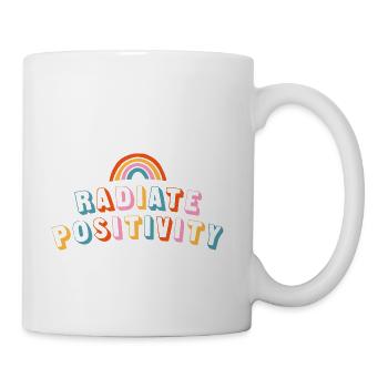Radiate Positivity - Coffee/Tea Mug - white - Right