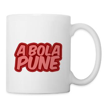 A Bola Pune The Ball Punishes - Coffee/Tea Mug - white - Right