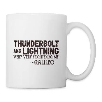 Thunderbolts And Lightning - Coffee/Tea Mug - white - Right