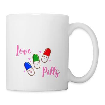Love Pills Kawaii - Coffee/Tea Mug - white - Right