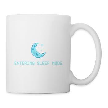 Entering Sleep Mode Pixel Moon - Coffee/Tea Mug - white - Right