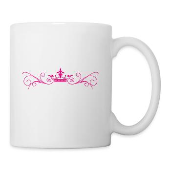 Decorative Crown - Coffee/Tea Mug - white - Right