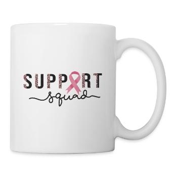 Breast Cancer Support - Coffee/Tea Mug - white - Right