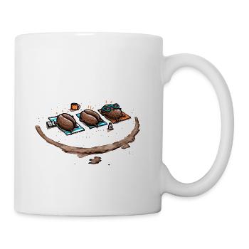 Roasted Coffee - Coffee/Tea Mug - white - Right