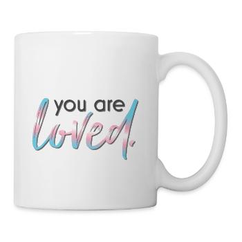 Trans Rights You Are Loved - Coffee/Tea Mug - white - Right