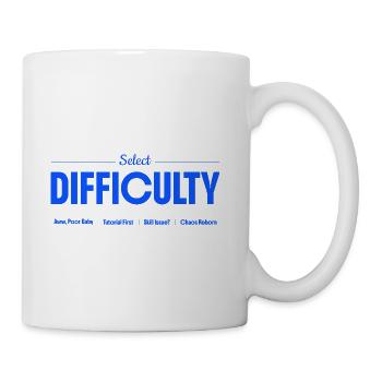 Select Difficulty Gaming  - Coffee/Tea Mug - white - Right