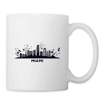 Miamian Skyline Miami - Coffee/Tea Mug - white - Right