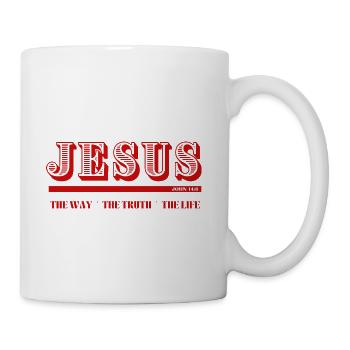 JESUS_-2- - Coffee/Tea Mug - white - Right