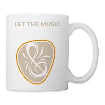 Let the Music Speak - Coffee/Tea Mug - white - Right