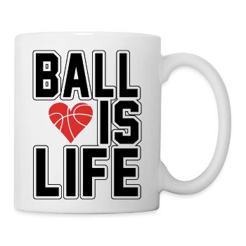 Ball Life 80s - Coffee/Tea Mug - white - Right