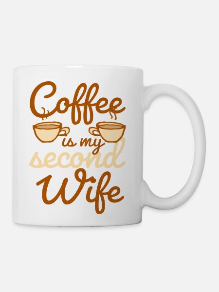 coffee quote - Coffee/Tea Mug - white