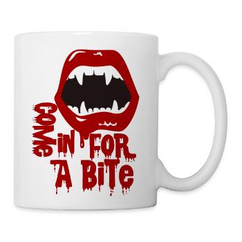 Come In For A Bite - Coffee/Tea Mug - white - Right
