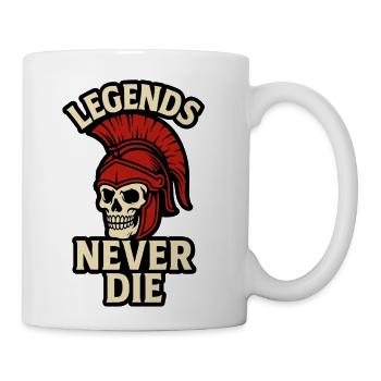 Legends Never Die - Coffee/Tea Mug - white - Right