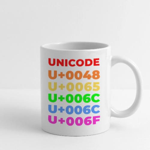Hello, in unicode - Coffee/Tea Mug