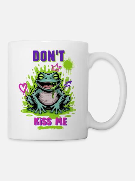 DON’T KISS ME - Coffee/Tea Mug - white