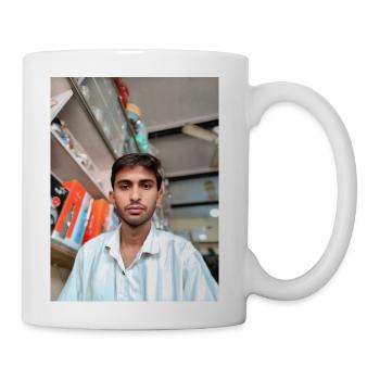 Urban Portrait Light Blue - Coffee/Tea Mug - white - Right
