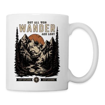 Wanderer Peak Sunset - Coffee/Tea Mug - white - Right