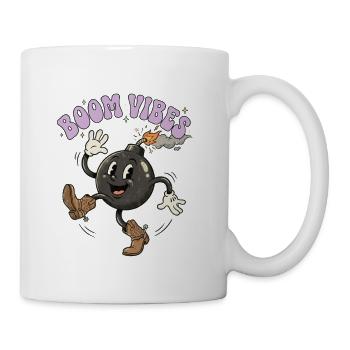 Boom Vibes Bomb Graphic Tee - Coffee/Tea Mug - white - Right