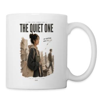 The Quiet One – Introvert Aesthetic Vintage Graphi - Coffee/Tea Mug - white - Right