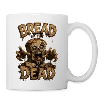 Bread of the Dead - Zombie Bread Monster Funny Hor - Coffee/Tea Mug - white - Right