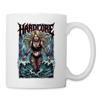 Hardcore Evil Blonde  - Coffee/Tea Mug - white - Right