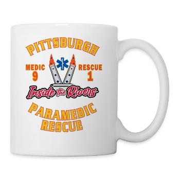 Pittsburgh Inside the Rivers Paramedic - Coffee/Tea Mug - white - Right