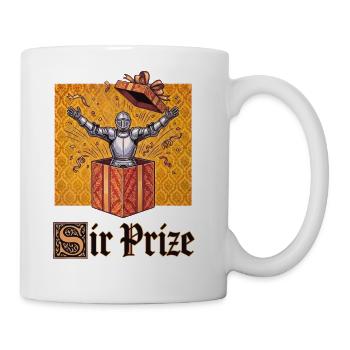 Sir Prize Knight Gift - Coffee/Tea Mug - white - Right